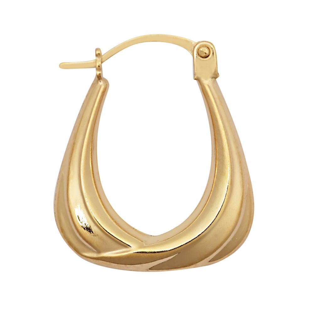 9ct Yellow Baby Creole Earring