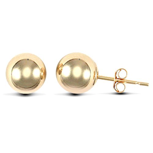 9ct Yellow Gold Ball Studs