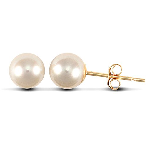Cultured Pearl Stud Earrings