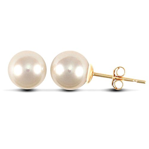 Cultured Pearl Stud Earrings