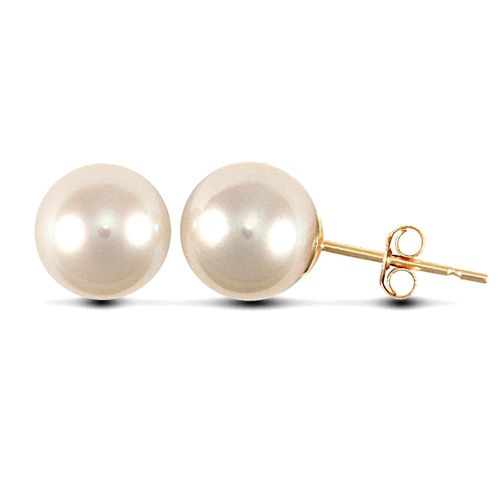 Cultured Pearl Stud Earrings