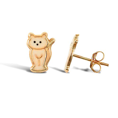 9ct Yellow Gold Stud Earrings