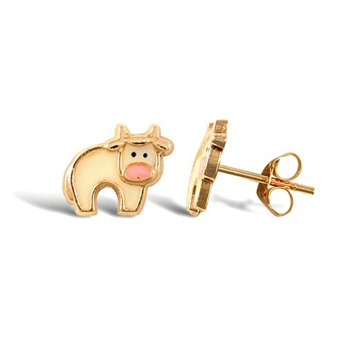 9ct Yellow Gold Stud Earrings