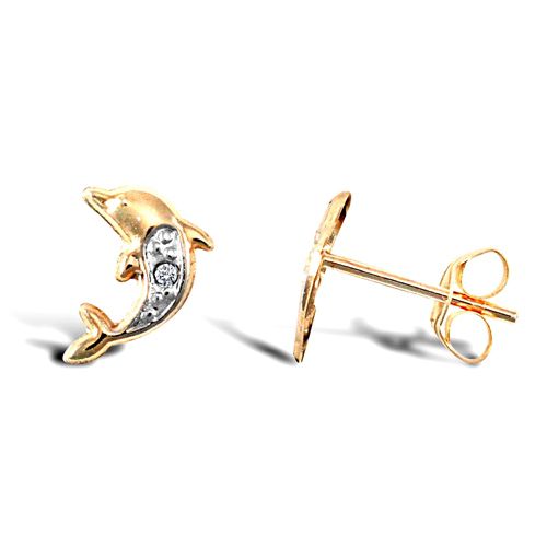 9ct Yellow Gold Stud Earrings