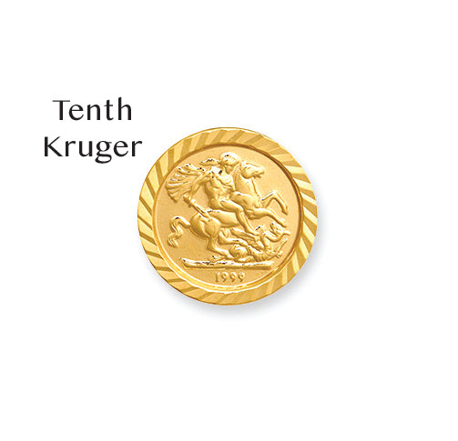 9ct Gold George & Dragon 10th Kruger Size Insert