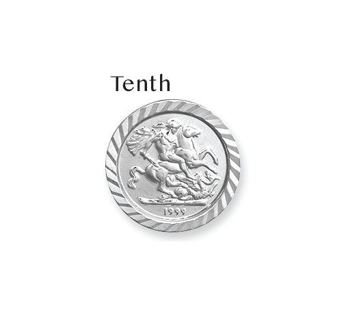 925 Silver George & Dragon 10th Kruger Size Insert (AFD084)