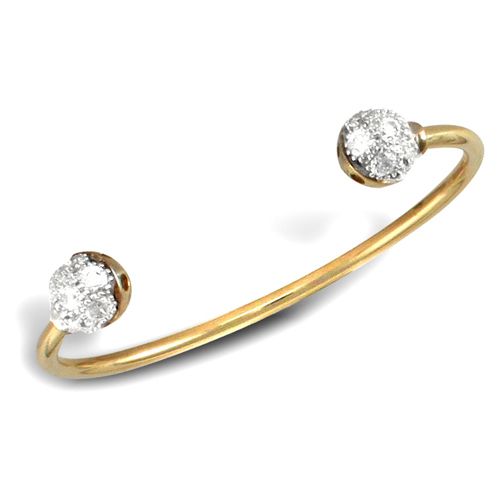 9ct Yellow Gold Childrens / baby Bangle