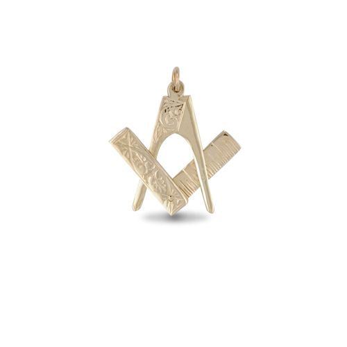 9ct Yellow Gold Masonic Pendant