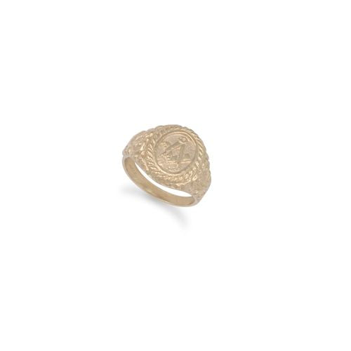 9ct Yellow Gold Masonic Ring