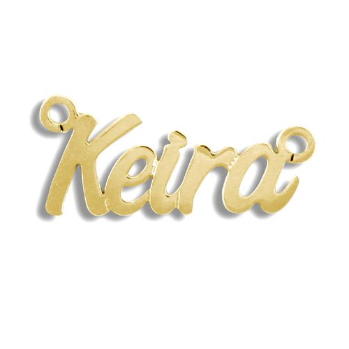 9ct Yellow Gold Personalised Nameplate