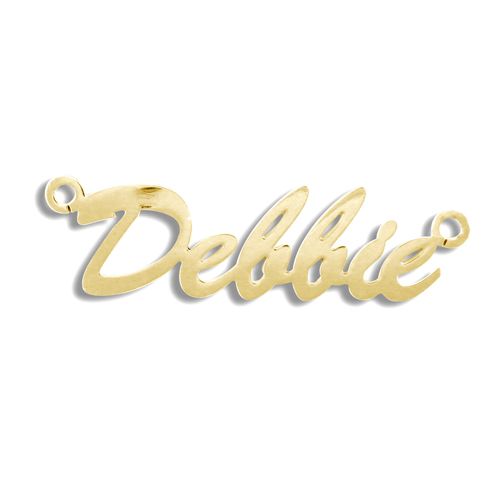 9ct Gold Personalised Nameplate
