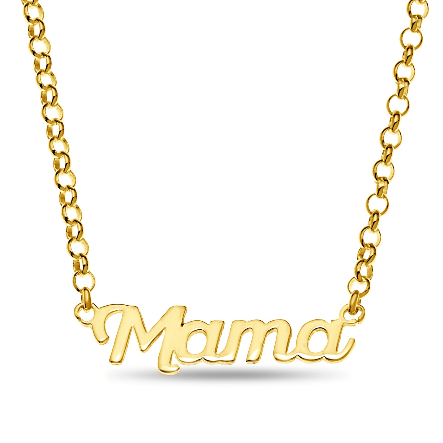 9ct Yellow Gold Personalised Nameplate