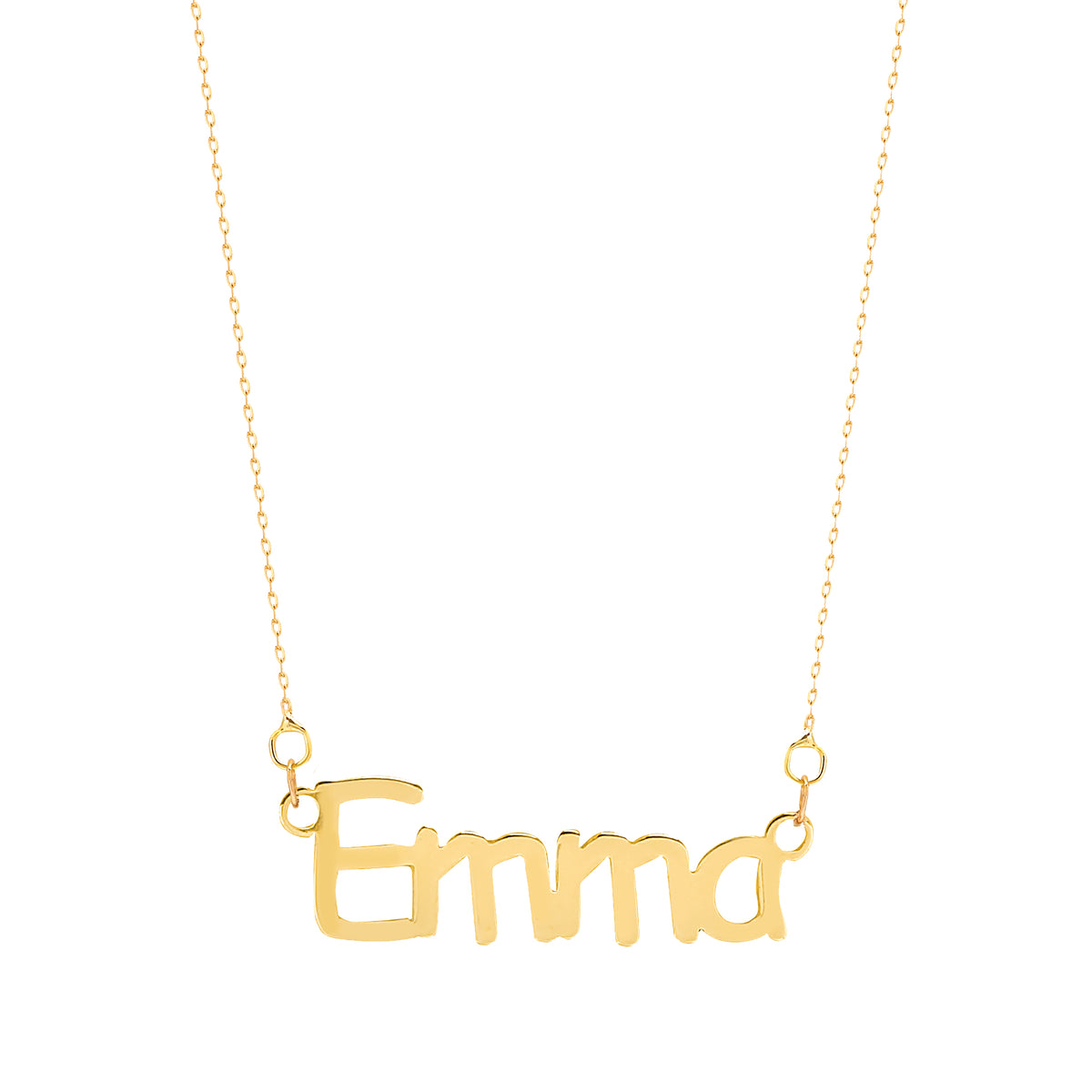9ct Yellow Gold Personalised Nameplate