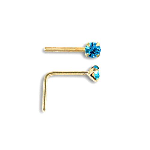 9ct Yellow Gold Nose Stud