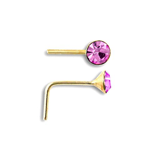9ct Yellow Gold Nose Stud