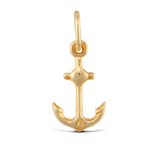 9ct Yellow Gold Anchor Charm