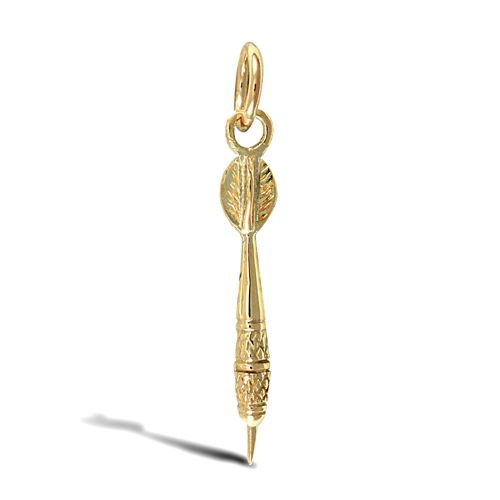 9ct Yellow Gold Dart Pendant