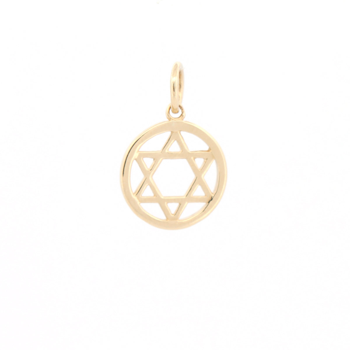 9ct Yellow Gold Star Of David Pendant