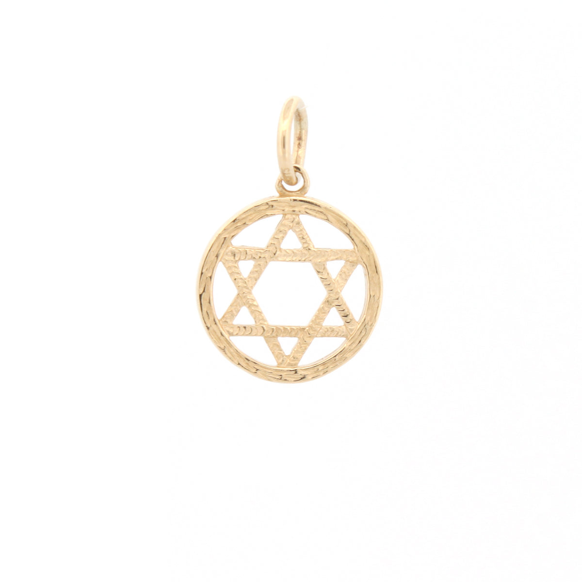 9ct Yellow Gold Star Of David Pendant