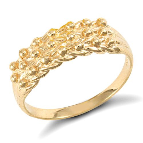 9ct Yellow Gold Keeper Ring