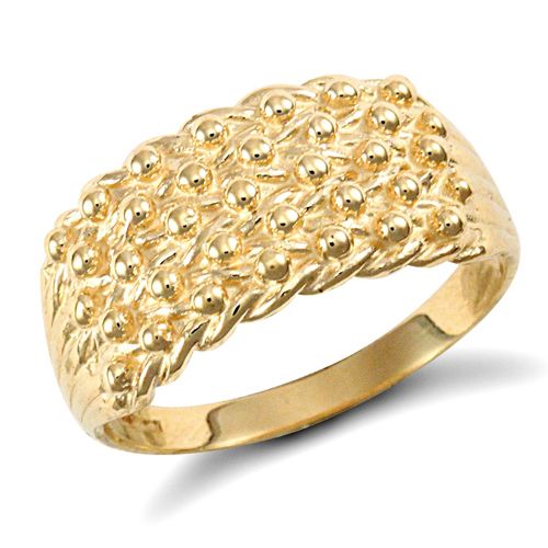 9ct Yellow Gold Keeper Ring