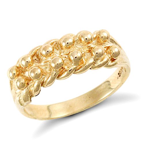 9ct Yellow Gold Keeper Ring