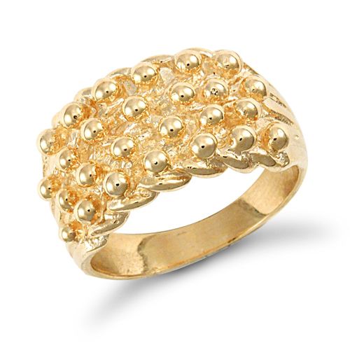 9ct Yellow Gold Keeper Ring