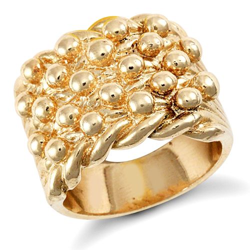 9ct Yellow Gold Keeper Ring