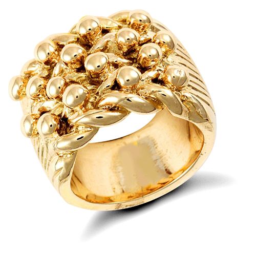 9ct Yellow Gold Keeper Ring