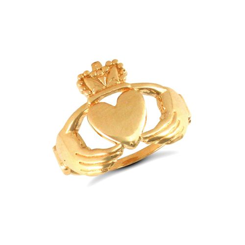 9ct Yellow Gold Claddagh Ring