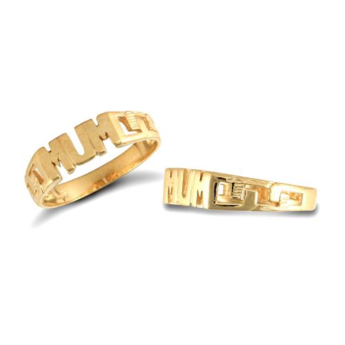 9ct Yellow Gold Mum Ring