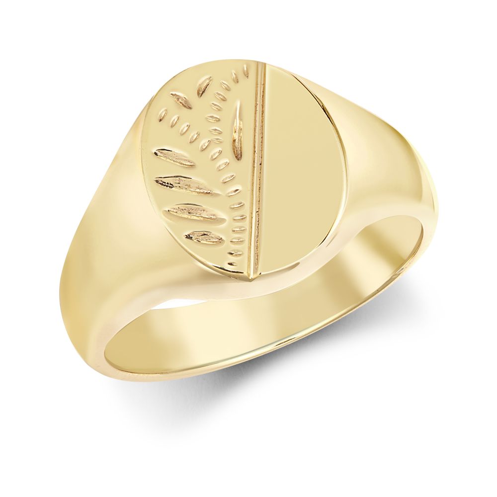 9ct Yellow Gold Signet Ring