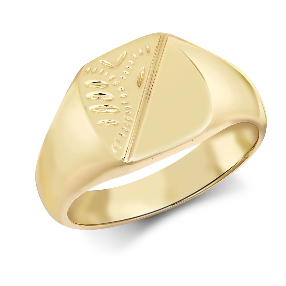 9ct Yellow Gold Signet Ring