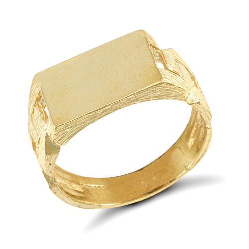 9ct Yellow Gold Signet Ring