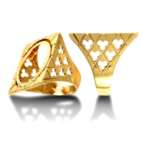 9ct Yellow Gold Full Sovereign Ring