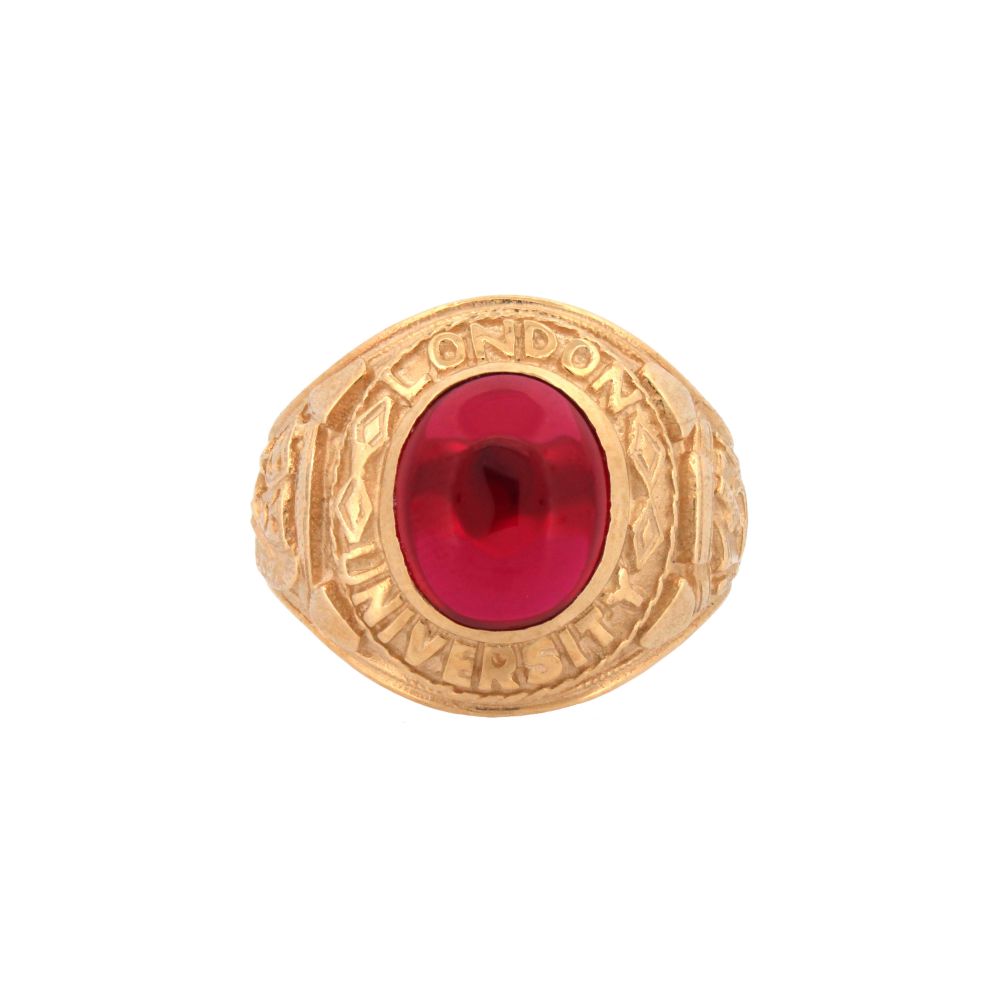 9ct Yellow Gold College Ring