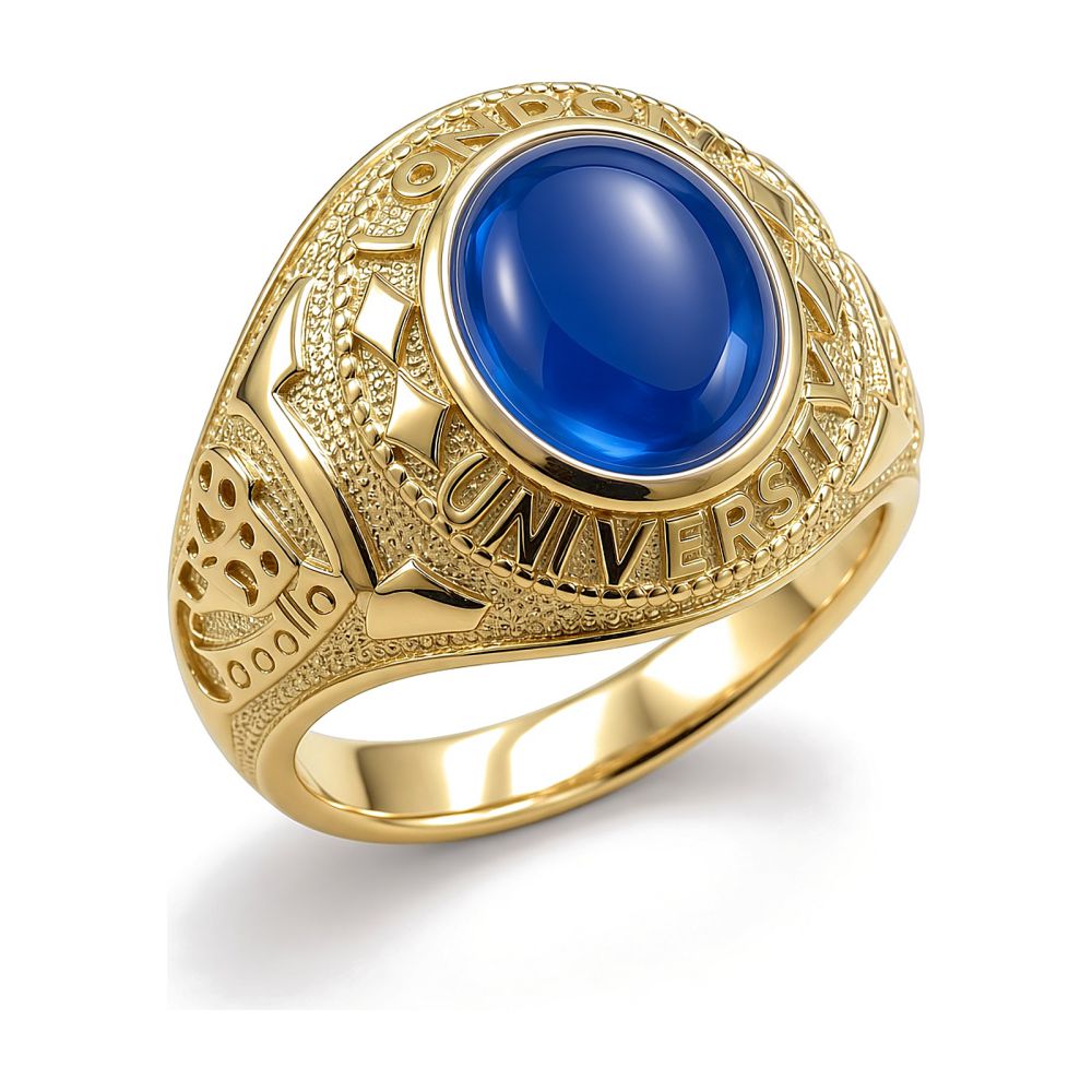9ct Yellow Gold College Ring