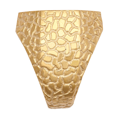 9ct Yellow Heavy Weight Sov Octagonal Ring Mount