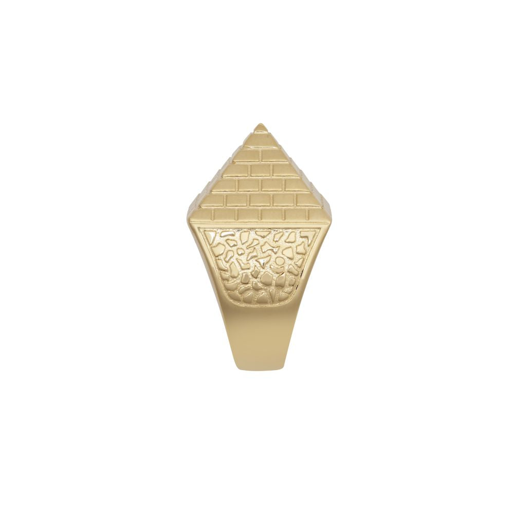 9ct Yellow Gold 1 Ounce Pyramid Ring