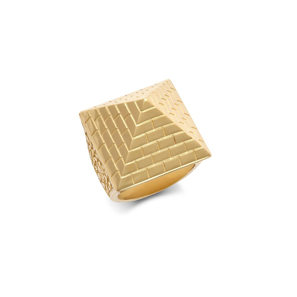 9ct Yellow Gold 1.5 Ounce Pyramid Ring