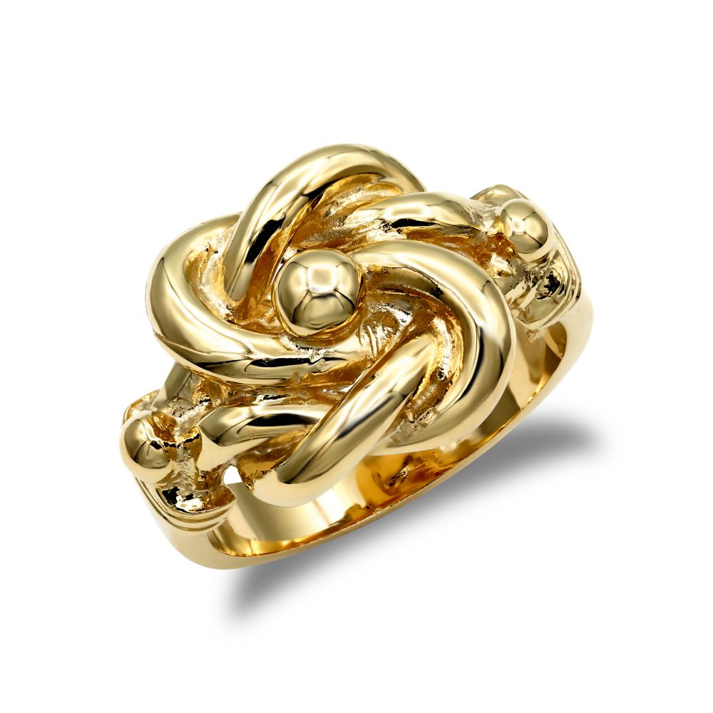 9ct Yellow Gold Knot Ring