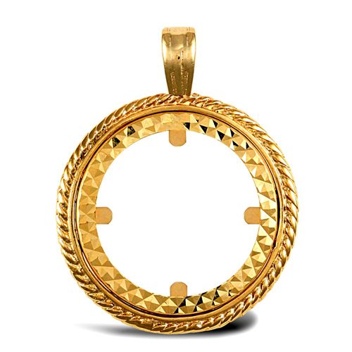 9ct Yellow Gold Full Sovereign Pendant