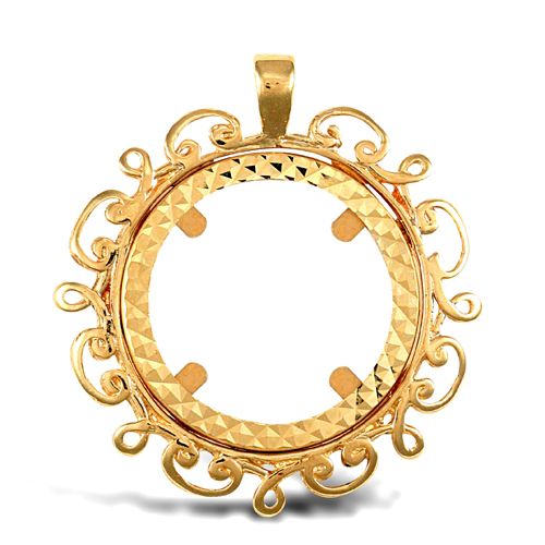 9ct Yellow Gold Sovereign Pendant