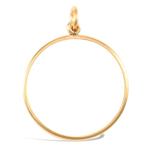 9ct Yellow Gold Tenth Kruger Sovereign Pendant