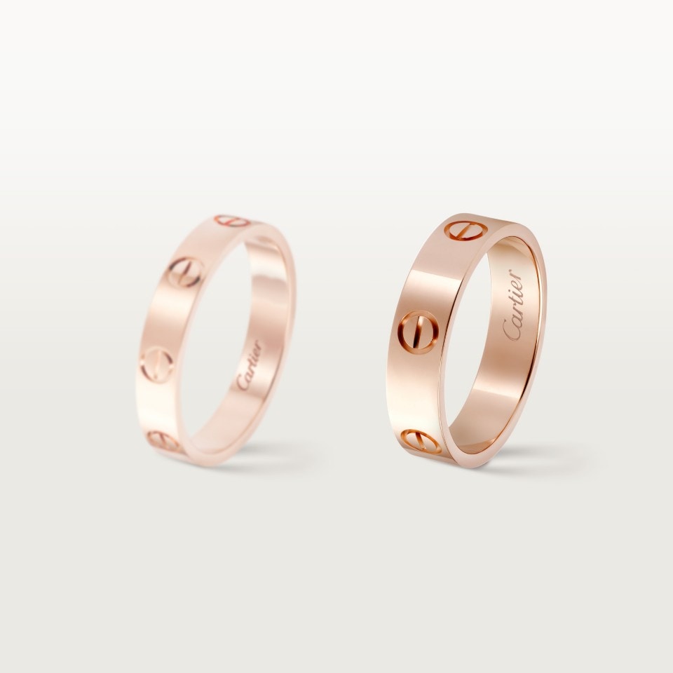 Cartier LOVE Ring Classic Model Rose Gold