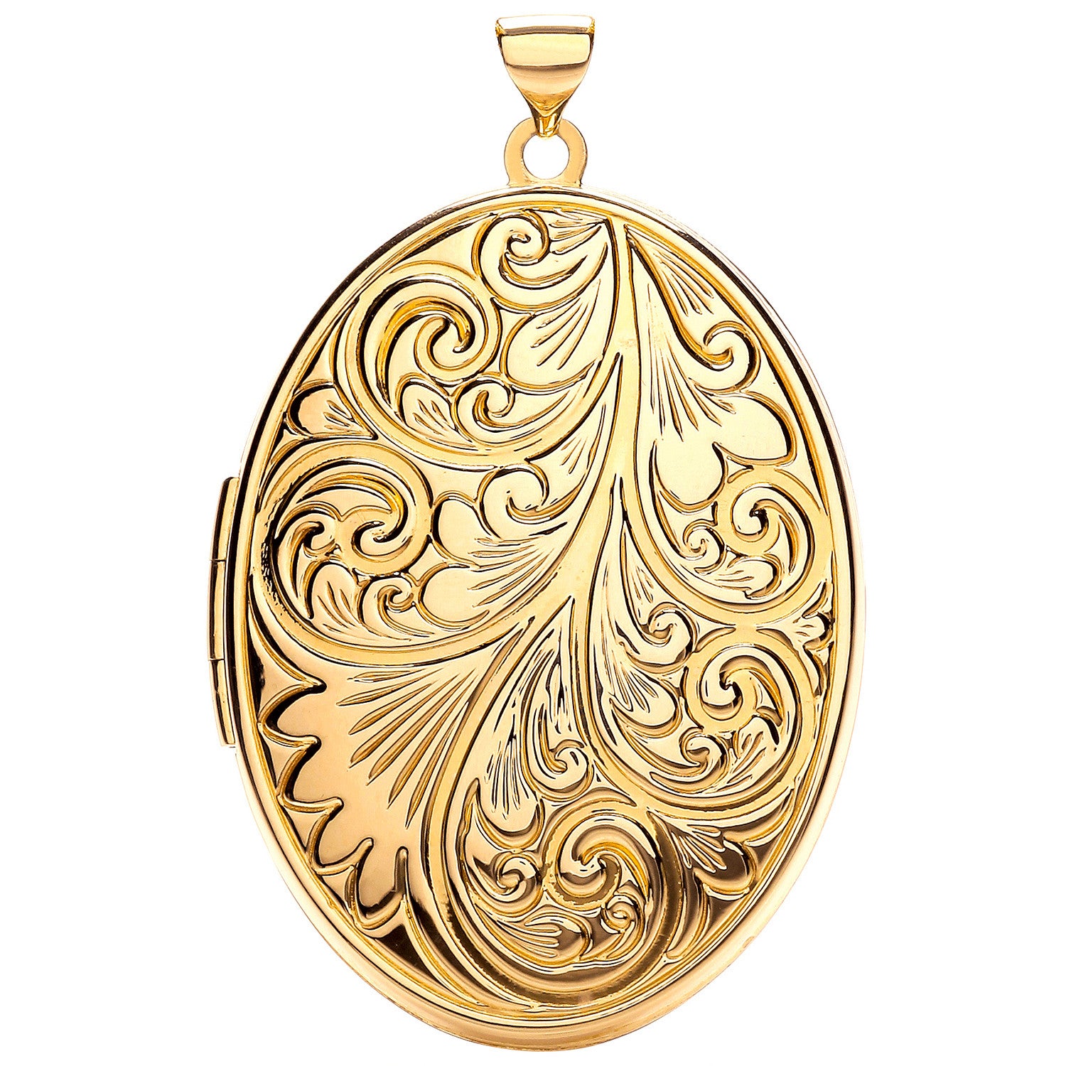 Yellow Gold Oval Shaped Family Locket - 9ct Gold