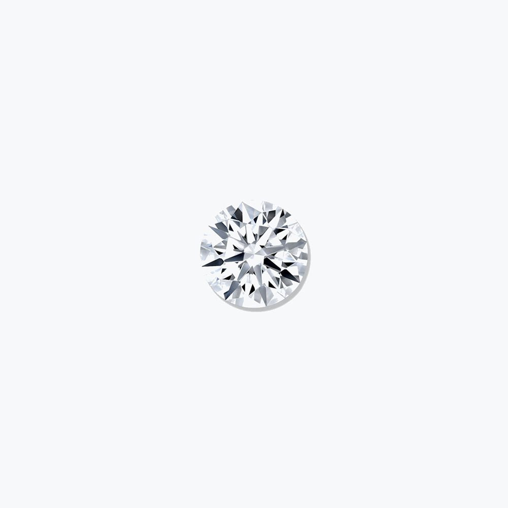 Certificated 0.70cts/5.70mm Round Brilliant-cut Natural Mined J colour i1 clarity diamond