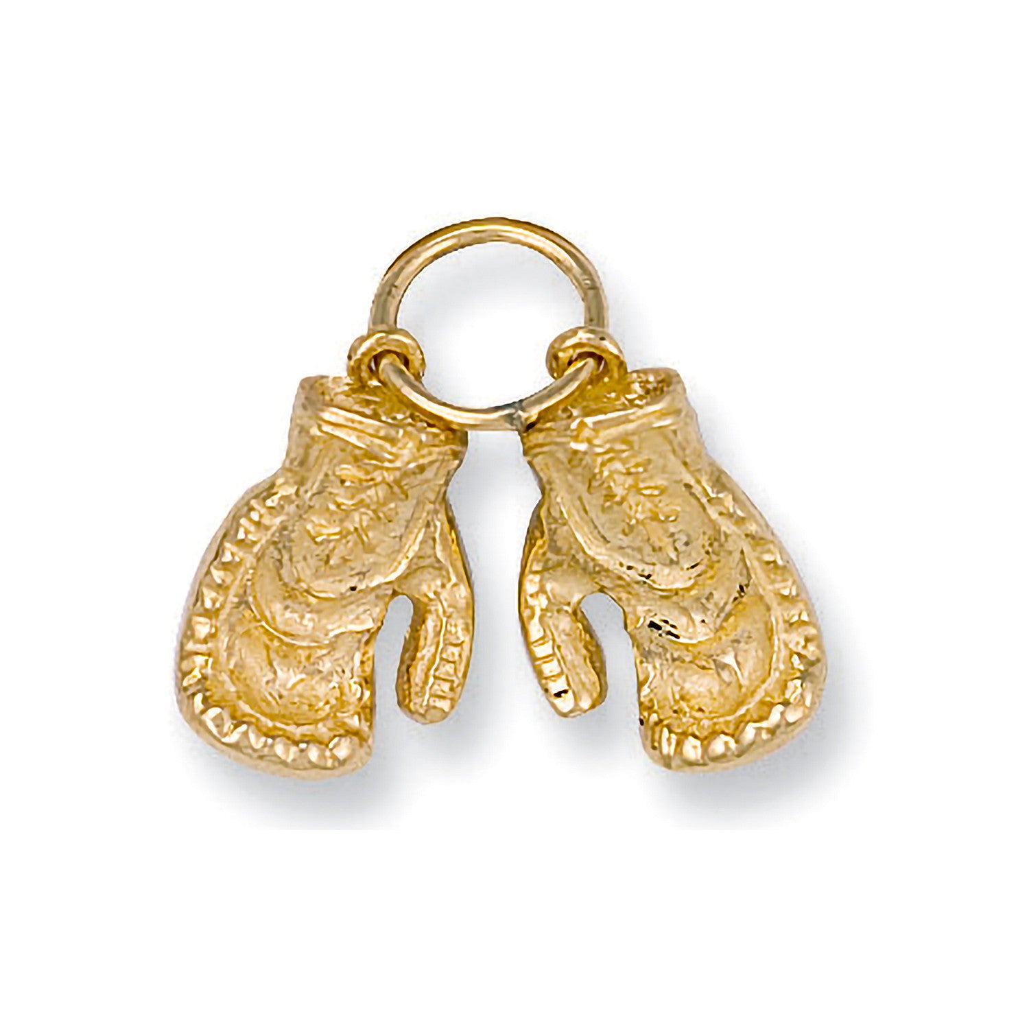 Yellow Gold Double Boxing Glove Pendant - 9ct Gold