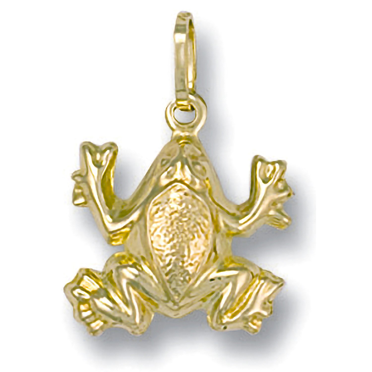 Yellow Gold Frog Pendant - 9ct Gold