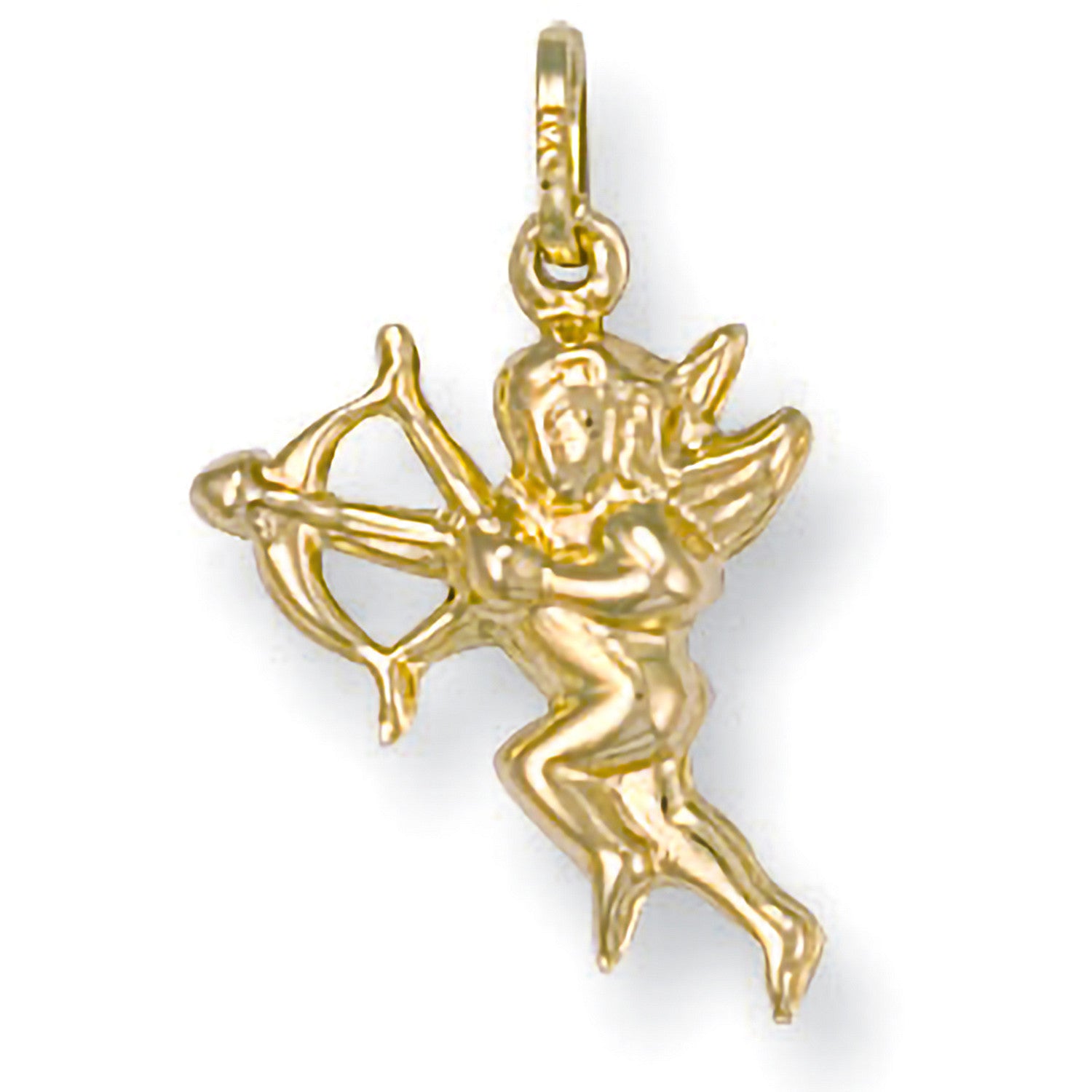 Yellow Gold Cupid Pendant - 9ct Gold